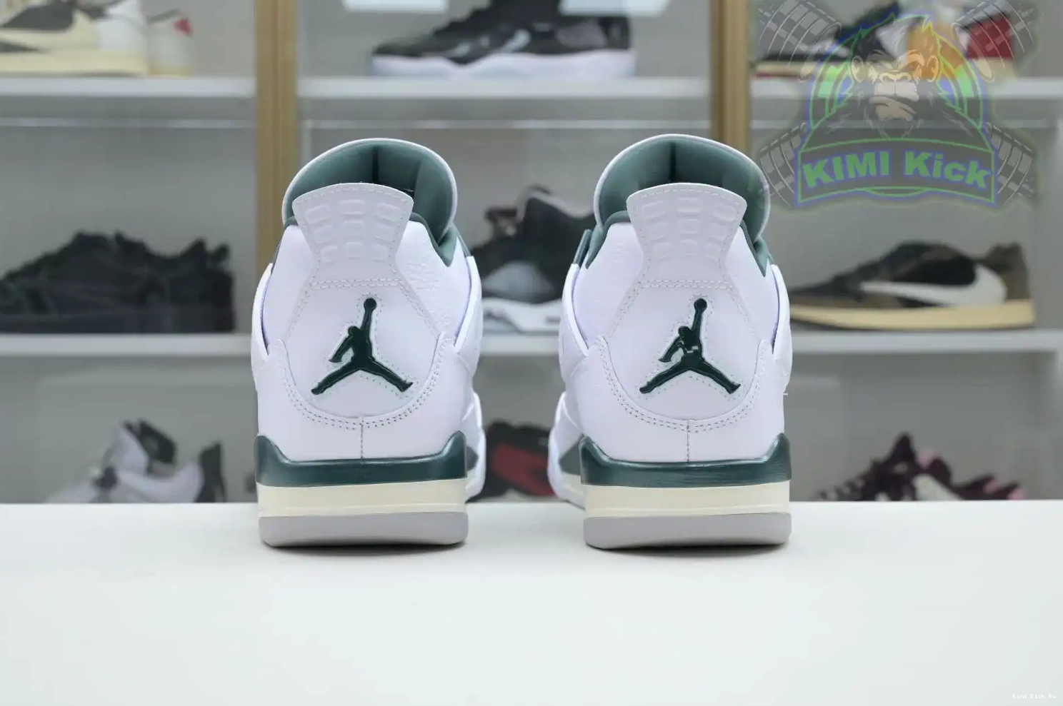 Kimikick Green Oxidized Jordan Air 4 0427